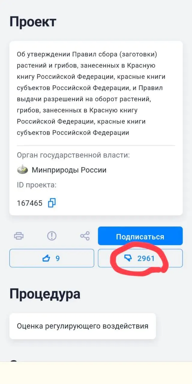 Утверждены новые правила, допускающие сбор и пересадку охраняемых растений и грибов в случаях размещения хозяйственных объектов. Экологи предупреждают, что пересадка может стать способом расчистки участков, а не способом сохранения видов.