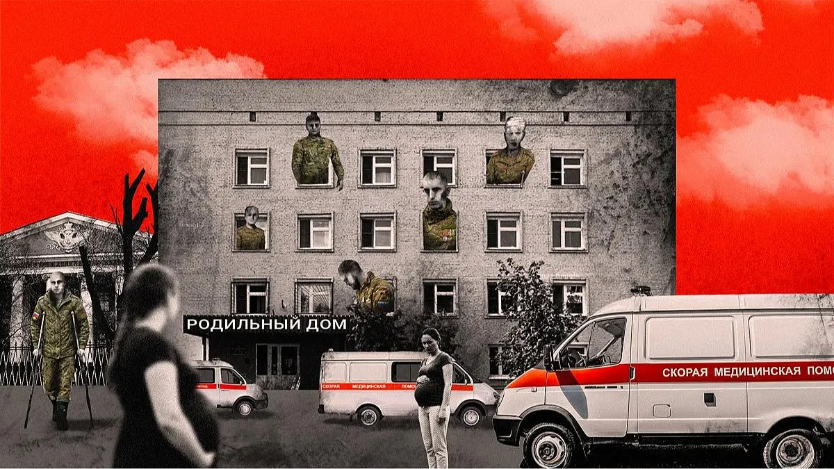 Военные госпитали переполнены, поэтому пациентов размещают в обычных стационарах: профильные клиники и роддома переоборудуют под госпитали, гражданских выписывают досрочно, наблюдается дефицит лекарств и кадров.