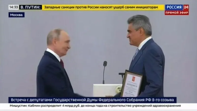 Глава партии «Новые люди» на церемонии награждения в Кремле заявил, что для победы в специальной военной операции предстоит усилить усилия и поблагодарил президента за оценку работы.