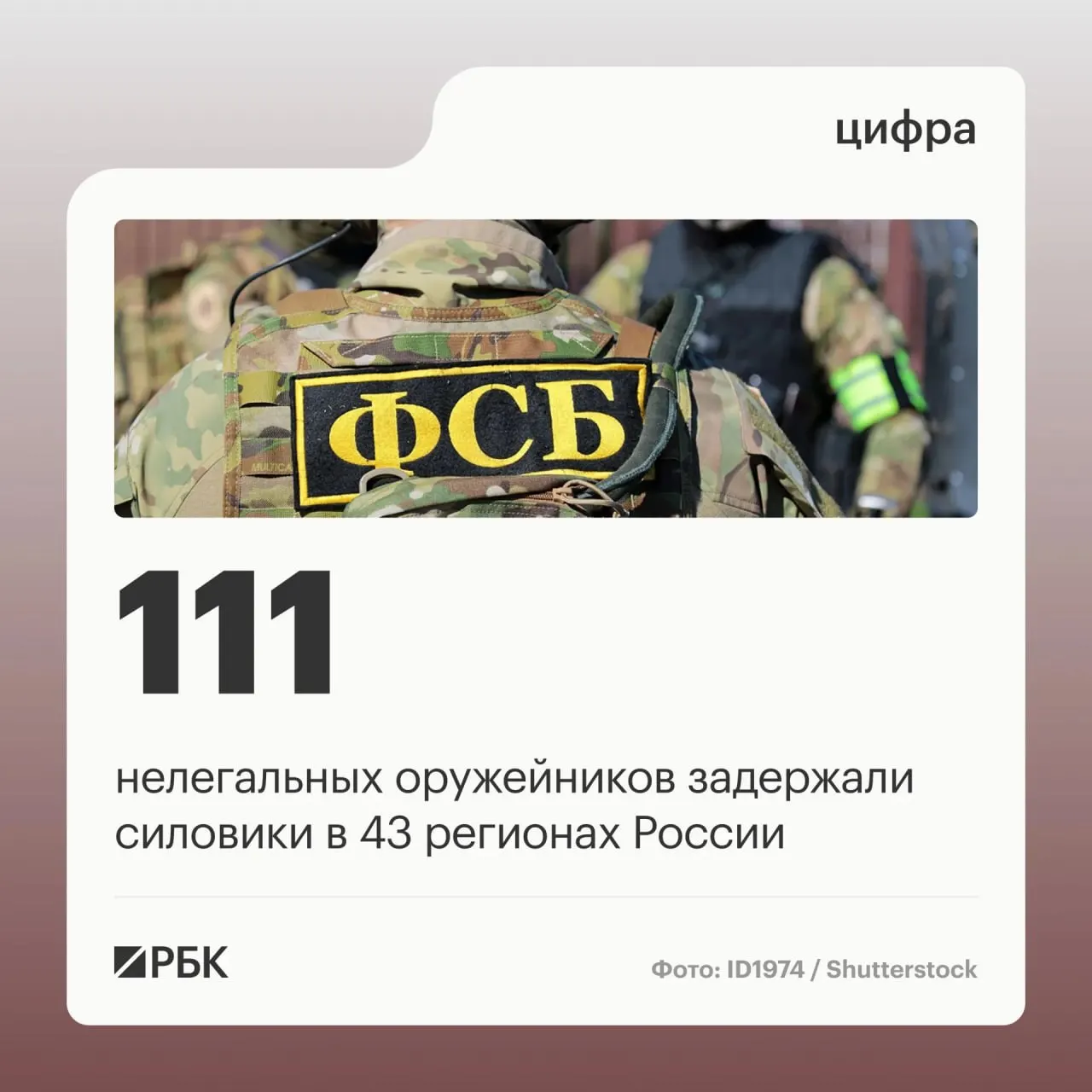 Операции прошли в 43 регионах; задержаны участники сети, ликвидированы подпольные мастерские по переделке и продаже оружия гражданского образца.